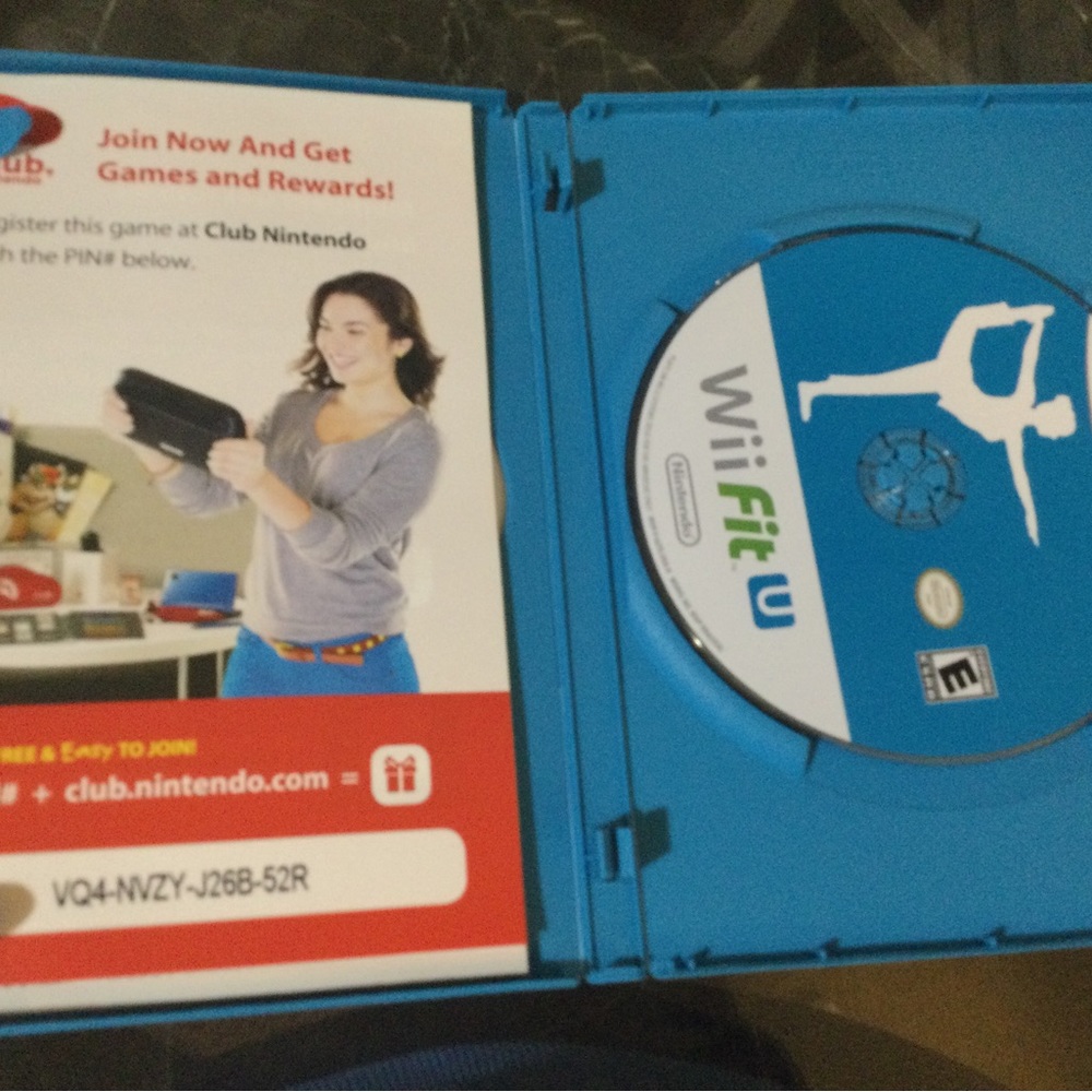 Preowned wii fit u game good condition